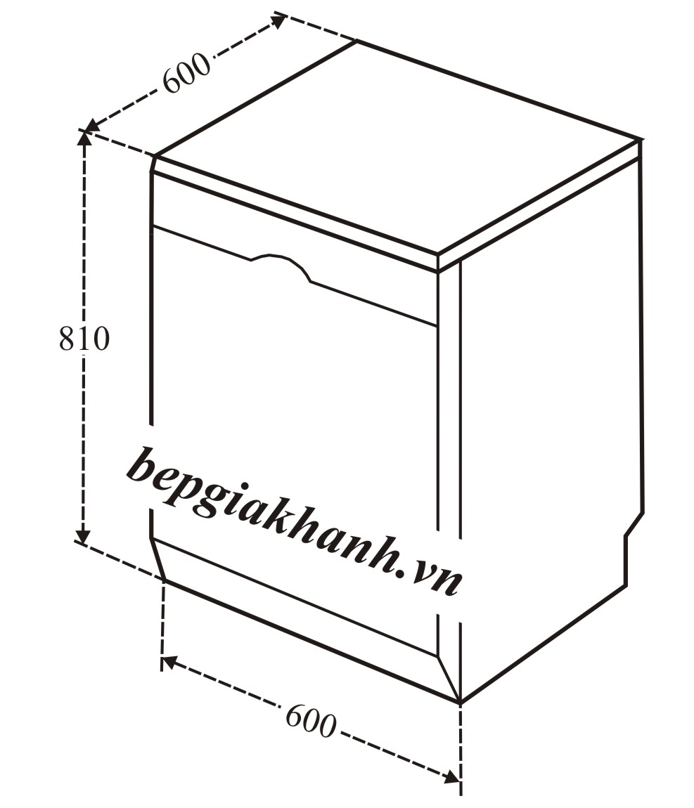 MÁY RỬA CHÉN KAFF KF-BDWSI12.6