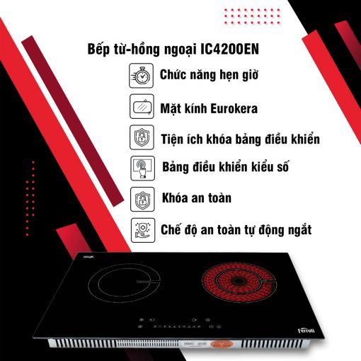 Bếp điện từ FERROLI IC4200EN