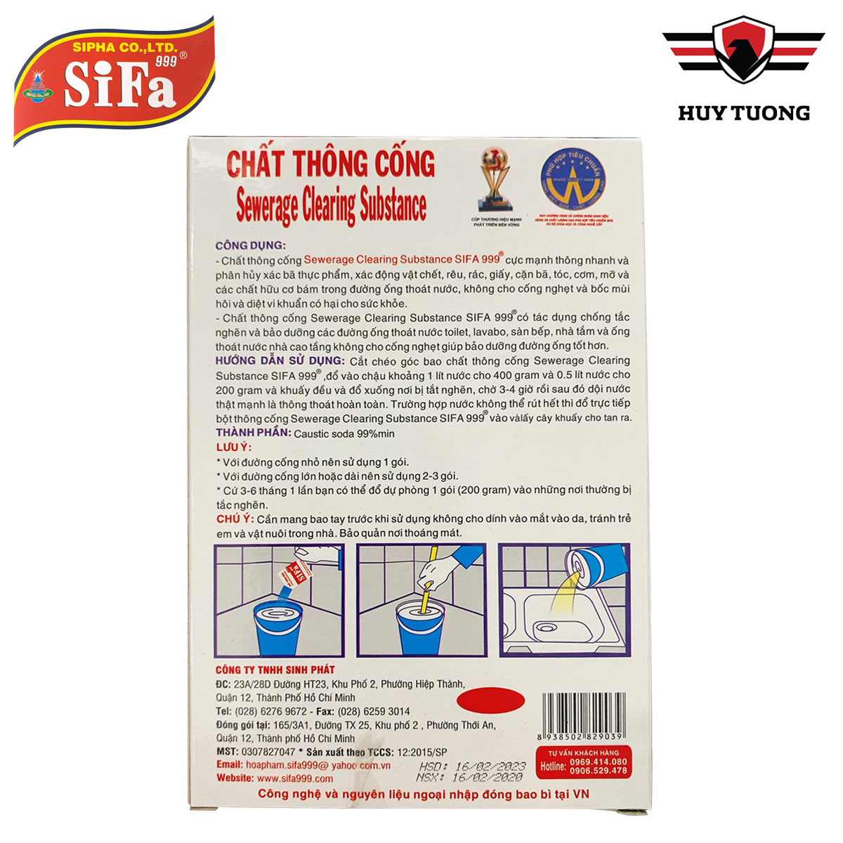 Bột Thông Cống Sifa 200g