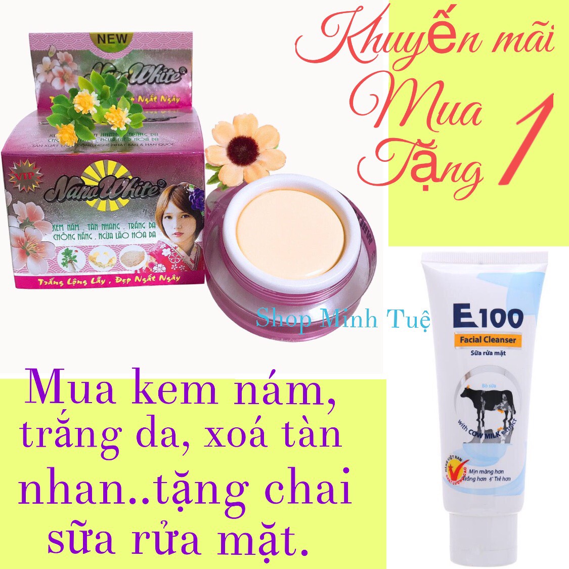 Kem chống nắng dưỡng da Nanowhite 35ml