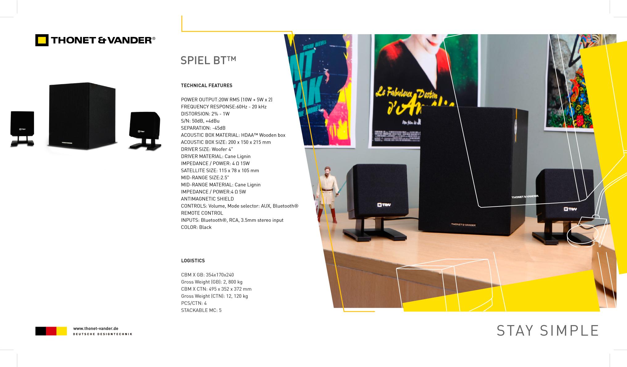Loa bluetooth Thonet and Vander SPIEL BT