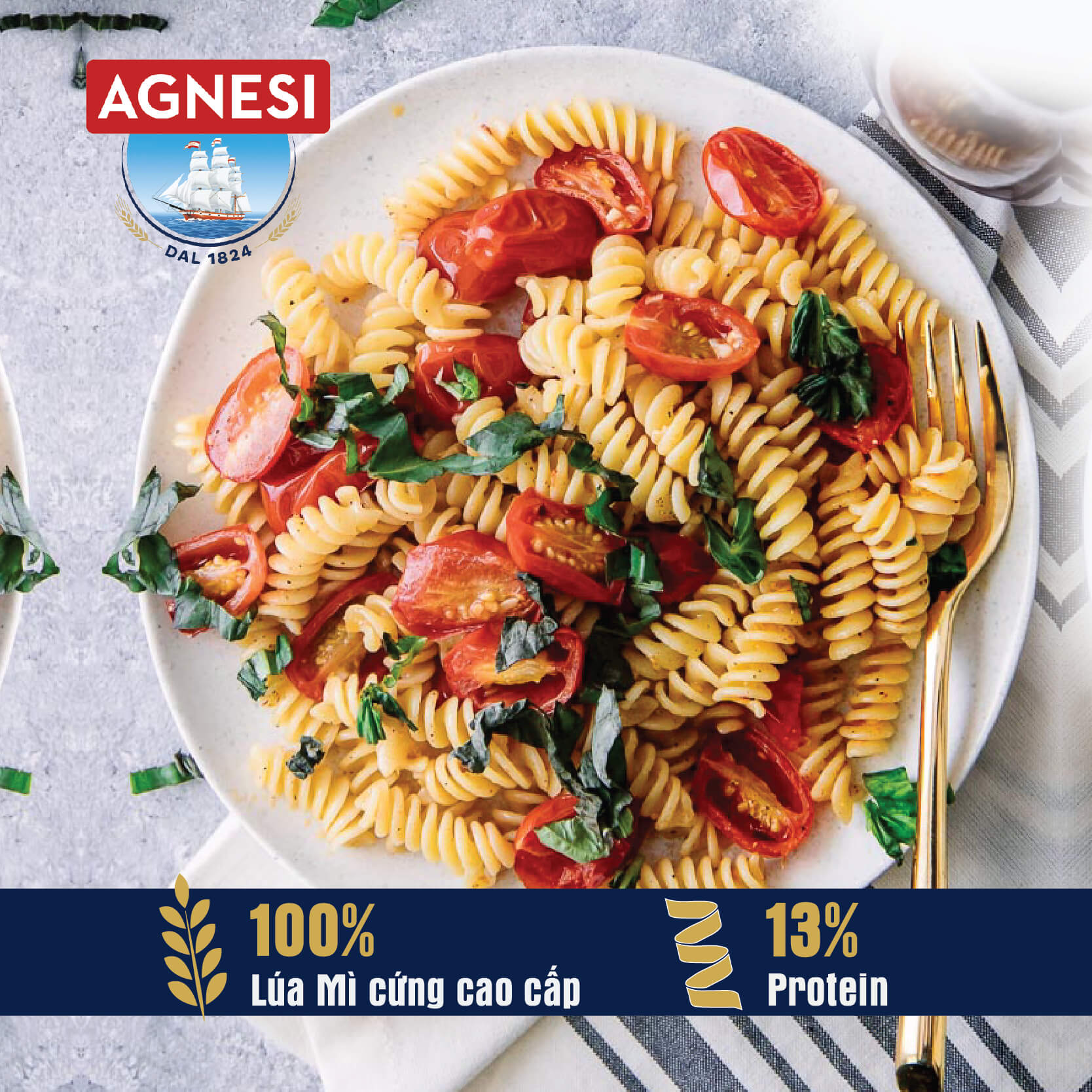 Nui Agnesi Fusilli N.78 500g