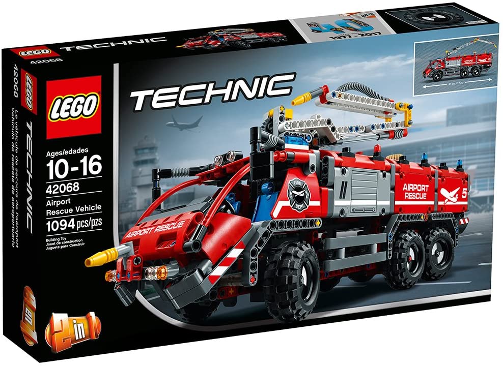 Mô hình LEGO Technic 42068 - Phương Tiện Cứu Hộ Sân Bay