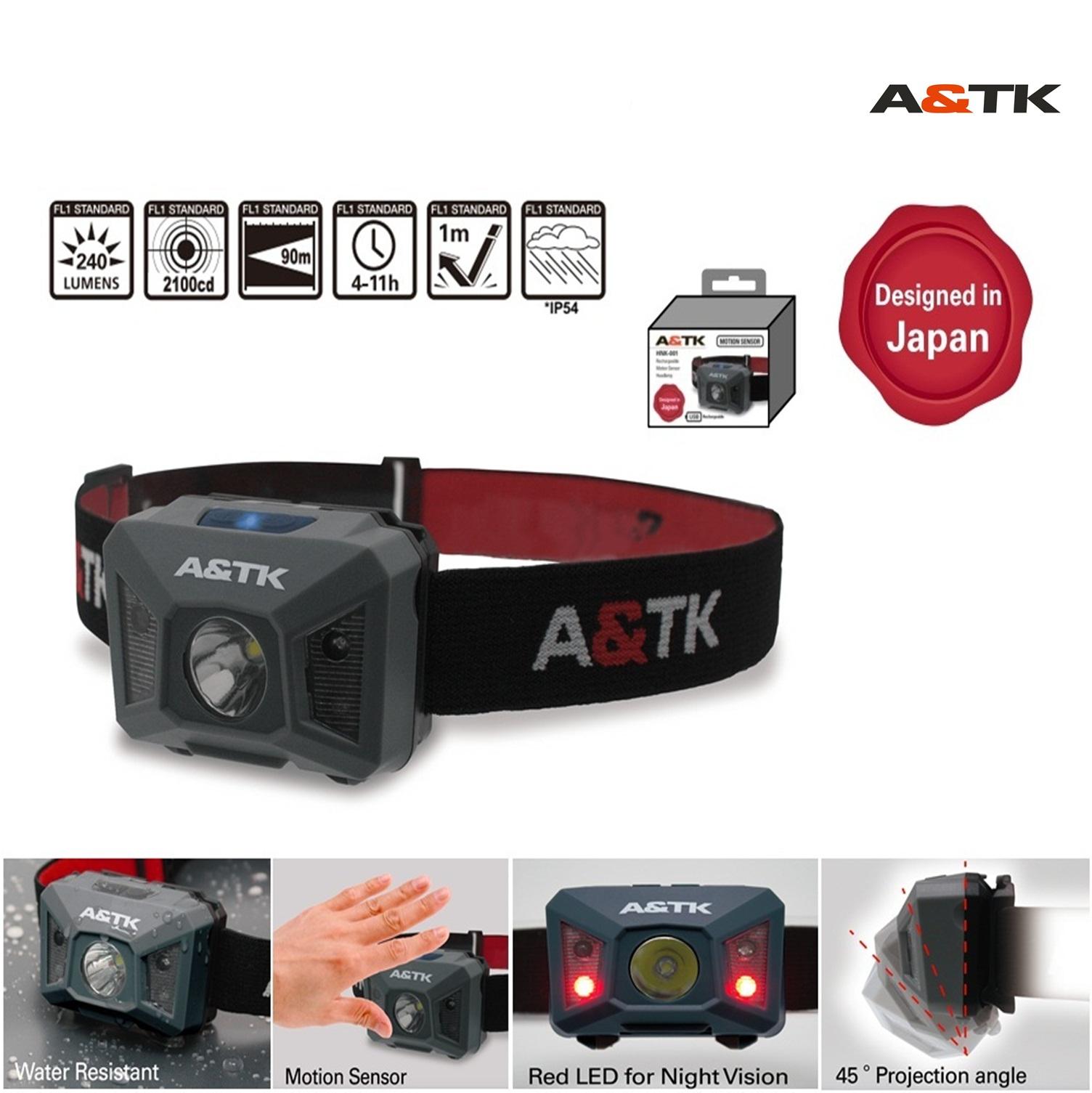 Đèn pin đội đầu A&TK HNK-001 - 3.7V