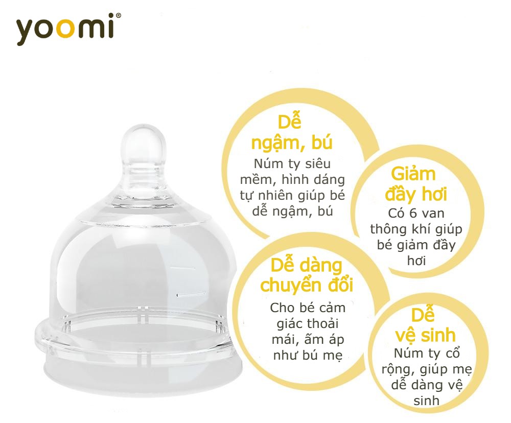 Bình sữa Yoomi 240ml