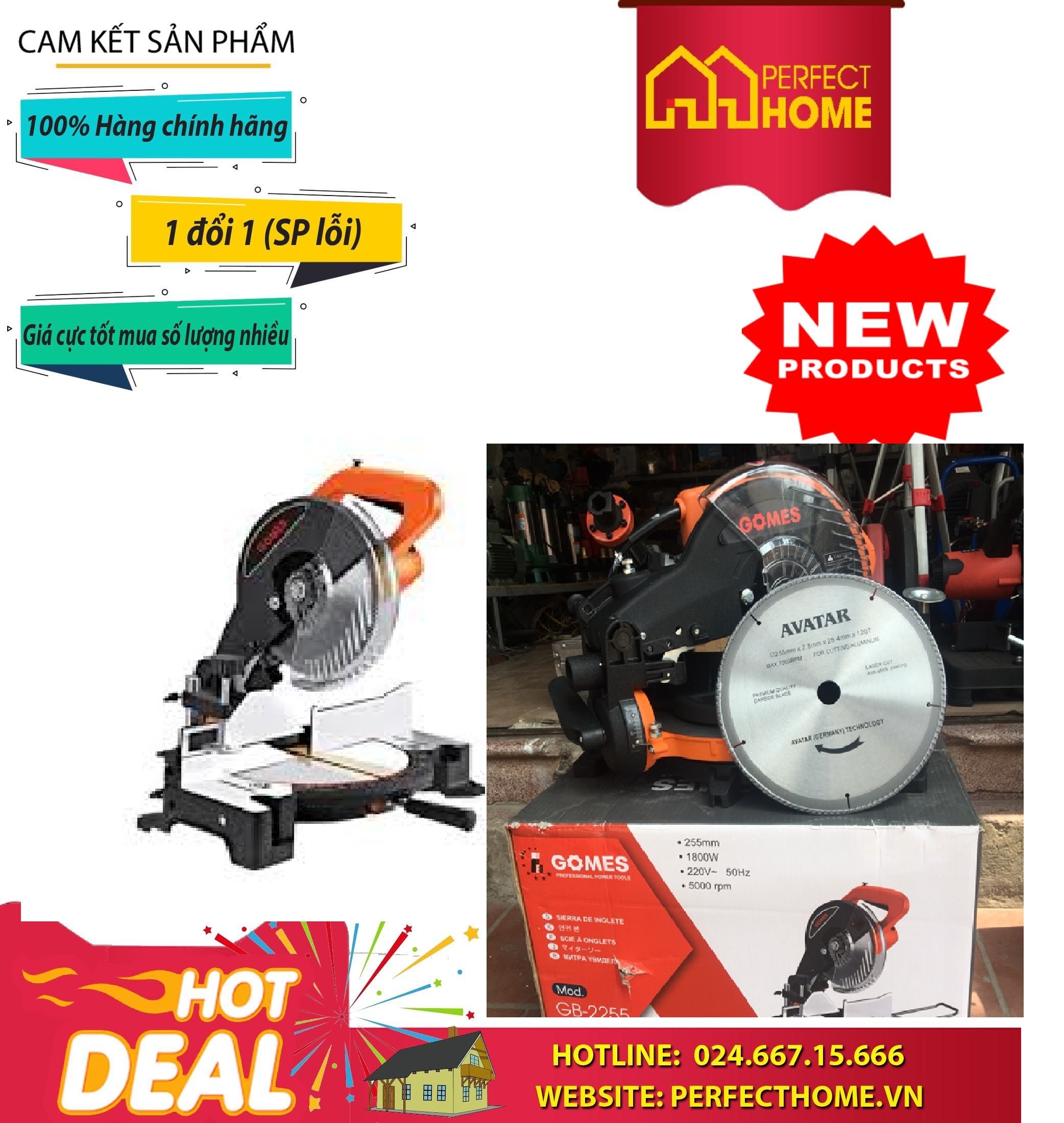 MÁY CẮT GÓC GOMES GB-1229