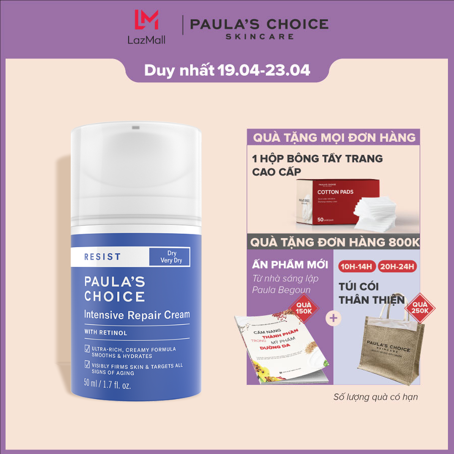 Kem Dưỡng Ẩm Paula's Choice Resist Intensive Repair Cream 50ml