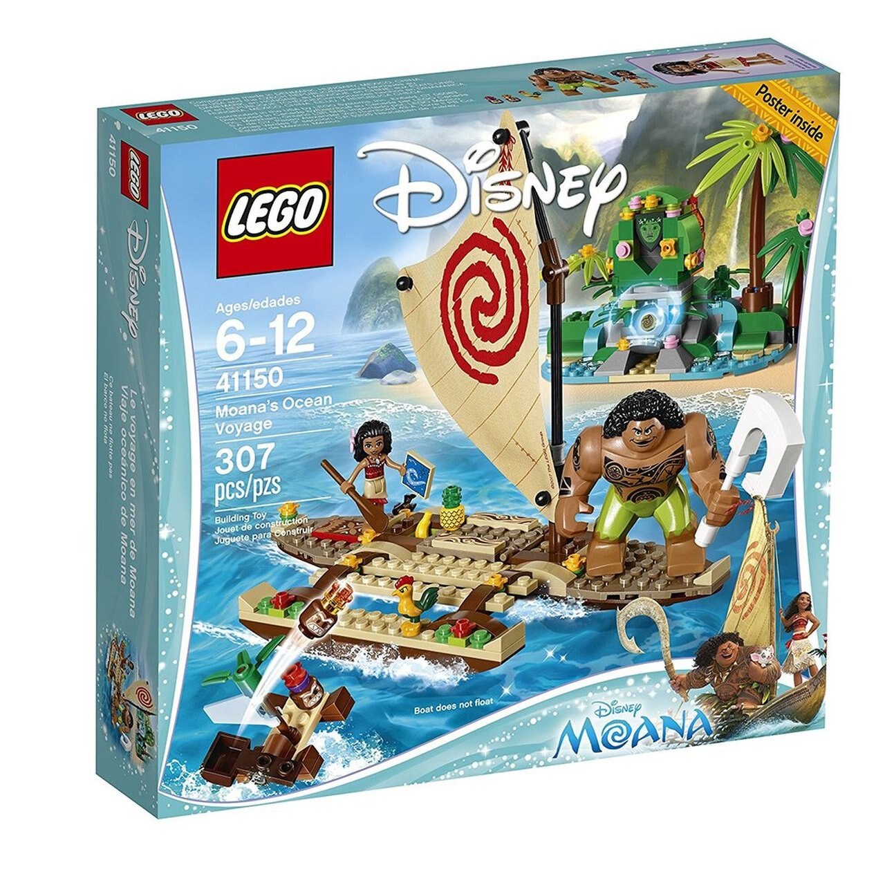 Mô hình Lego Disney Princess 41150 - Hành Trình Khám Phá Đại Dương Của Moana