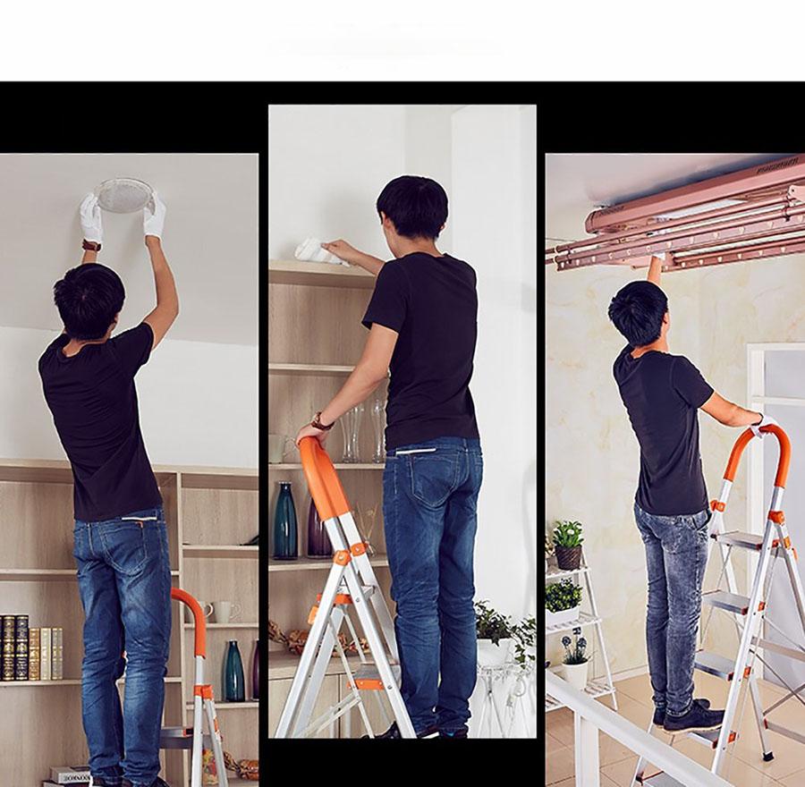 Thang nhôm ghế 5 bậc Kachi MK150