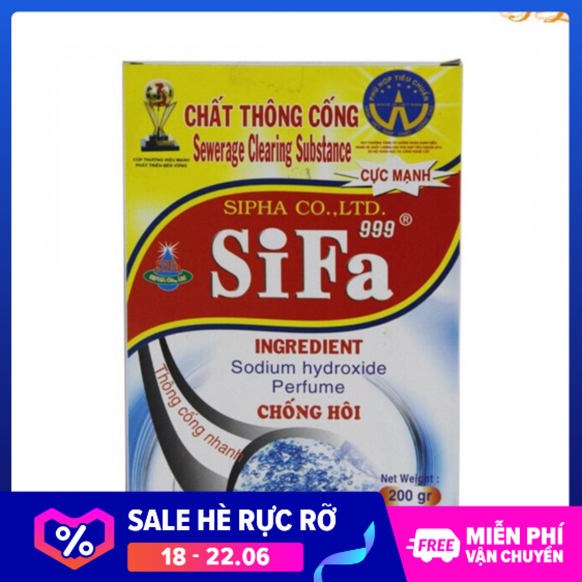 Combo 2 Gói Bột thông cống Sifa 300g