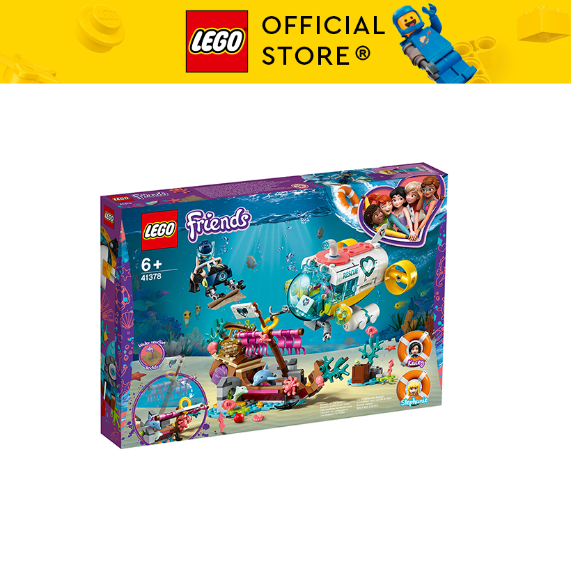 Mô hình Lego - Tàu ngầm giải cứu cá heo 41378