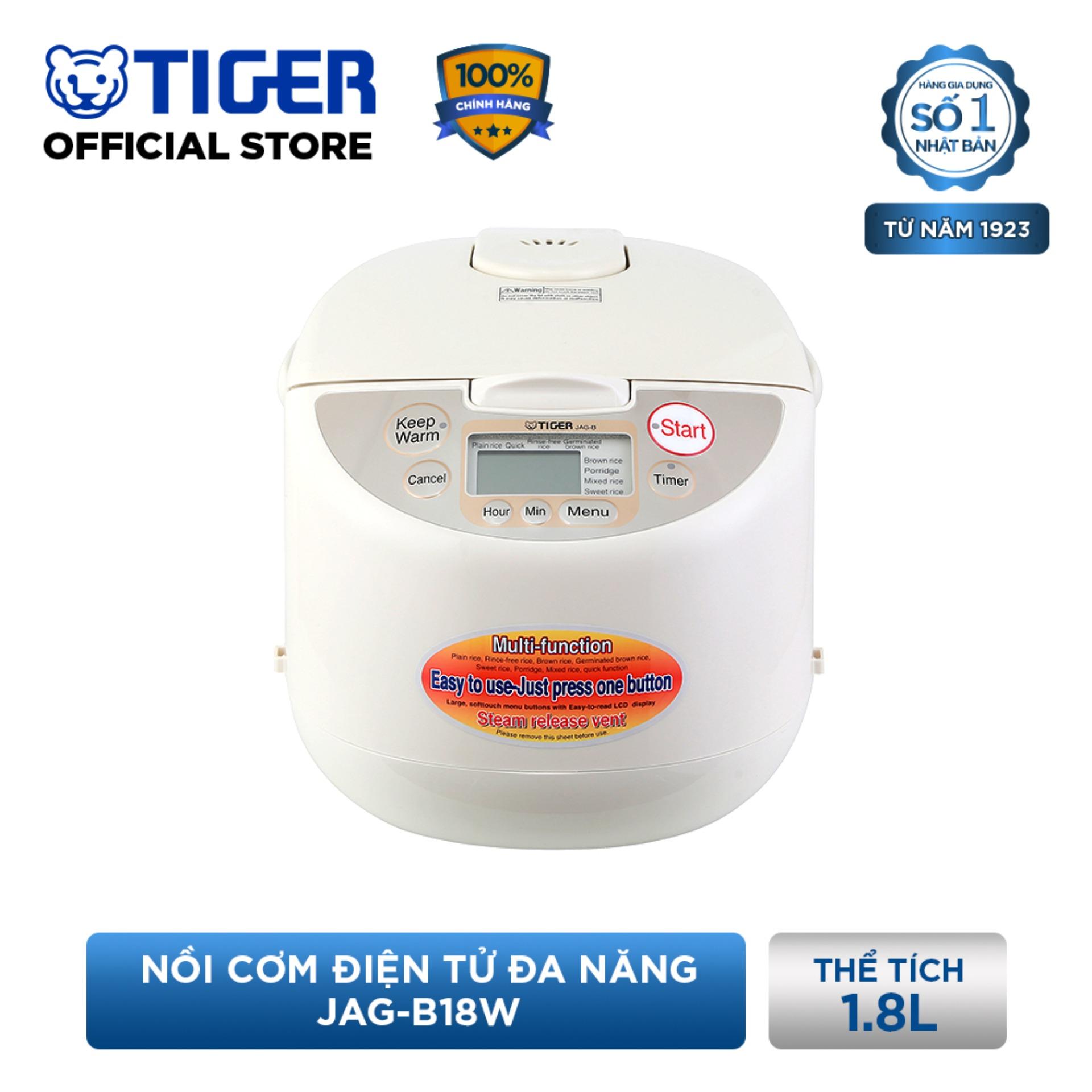 Nồi cơm điện Tiger JAG-B18W 1.8L