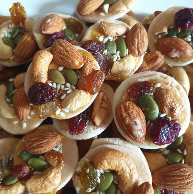 Bánh đồng tiền mix hạt 350g