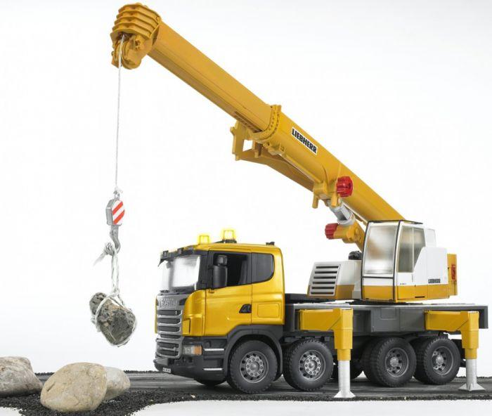 Xe tải cần cẩu SCANIA tỉ lệ 1:16