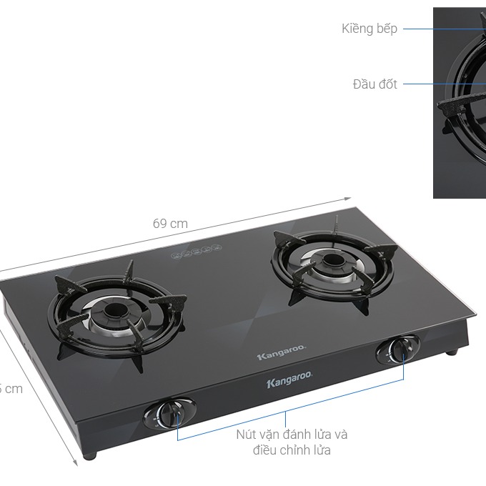 Bếp ga Kangaroo KG8G1A