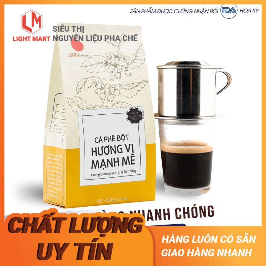Cà phê bột Light Coffee mạnh mẽ 500g