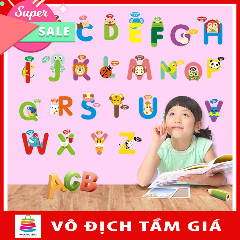 Decal bảng chữ cái DLX912C