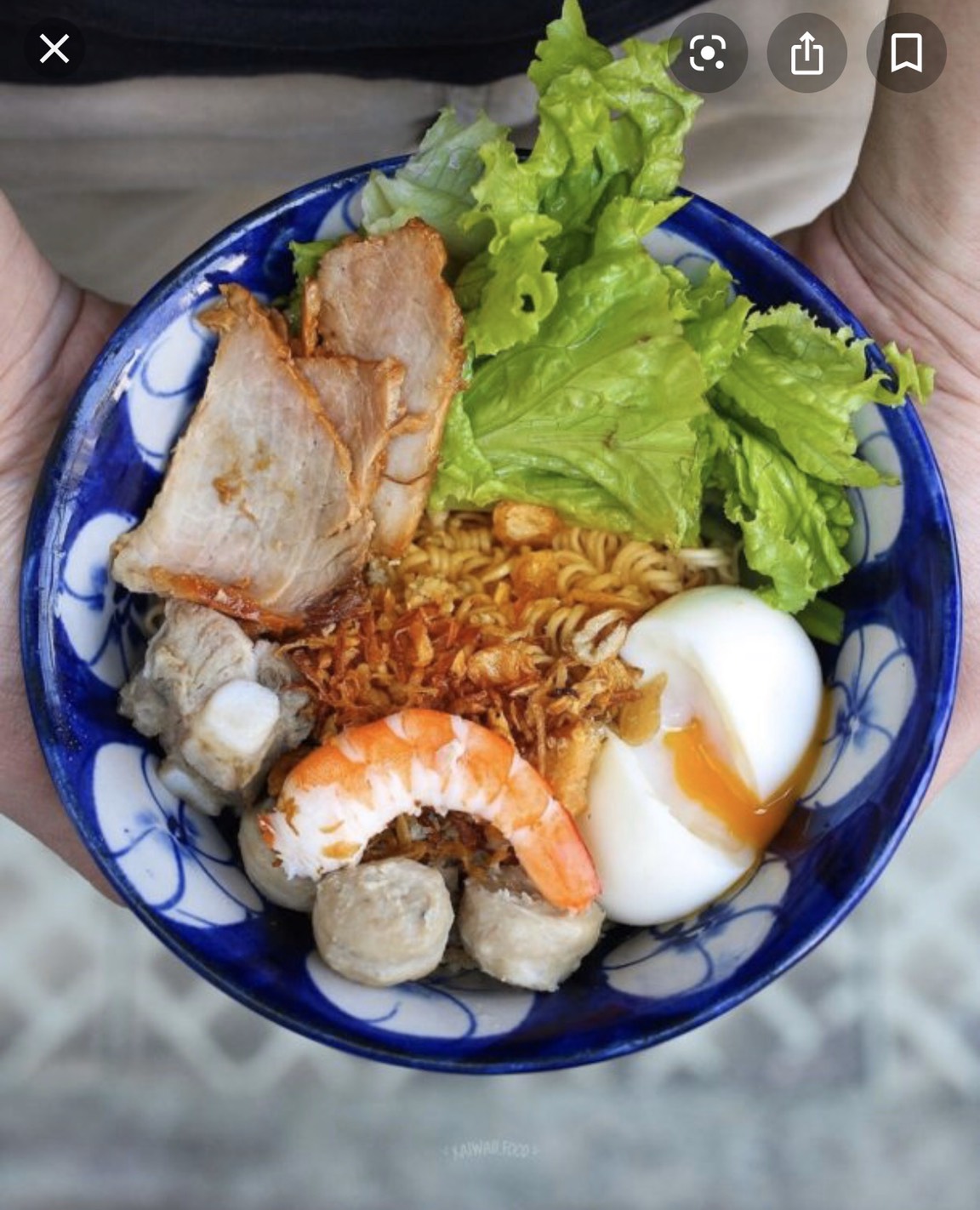 Mì Không Vị Ottogi 110g combo 5 gói