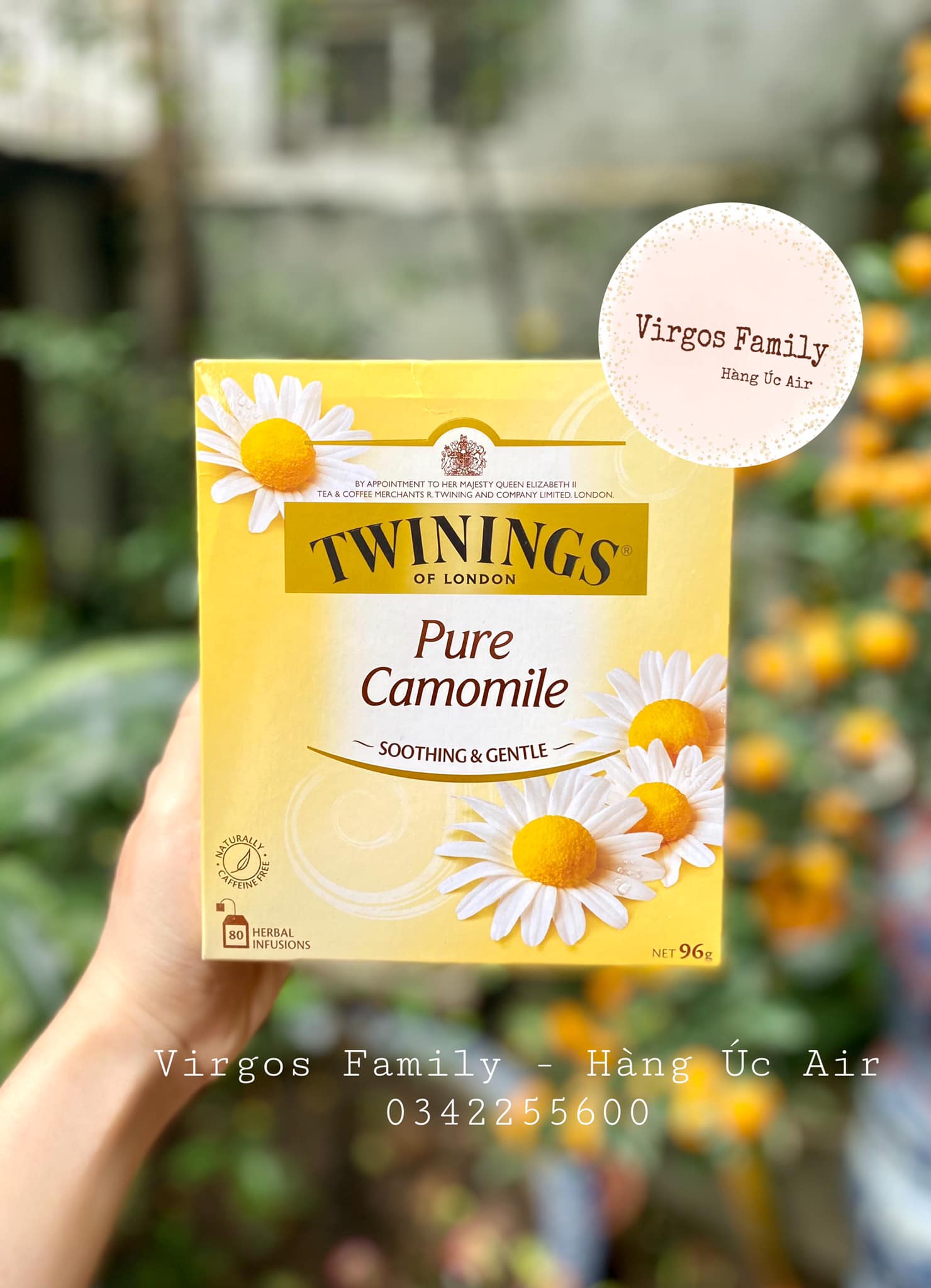 Trà Túi Lọc Hoàng Gia Twinings Cúc La Mã