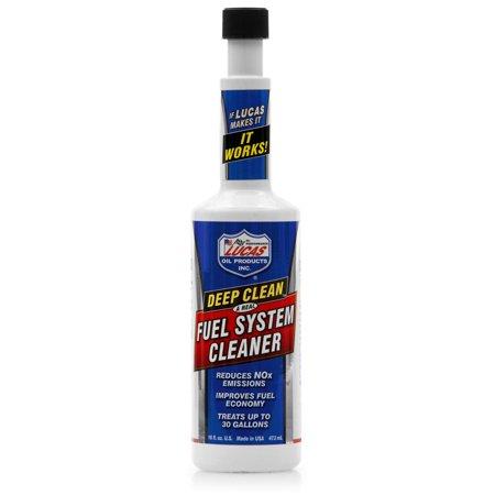 Phụ gia súc béc xăng Lucas DEEP CLEAN fuel system cleanr 473ml