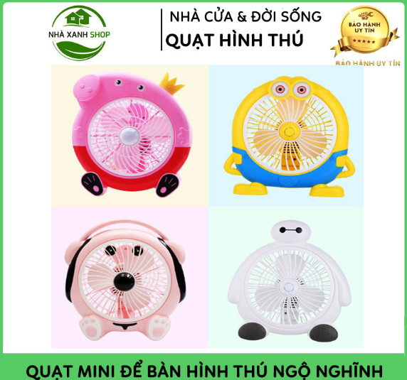 Quạt sạc mini Minions