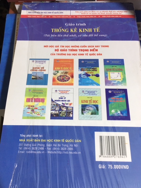 Giáo trình thống kê kinh tế