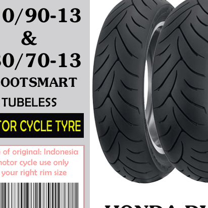 Cặp vỏ/lốp Dunlop 110/90-13 và 130/70-13 Scoot Smart