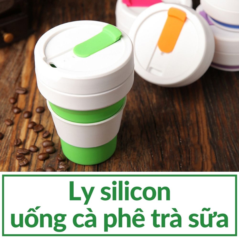 Bình Nước Gấp Gọn Silicone 350ml