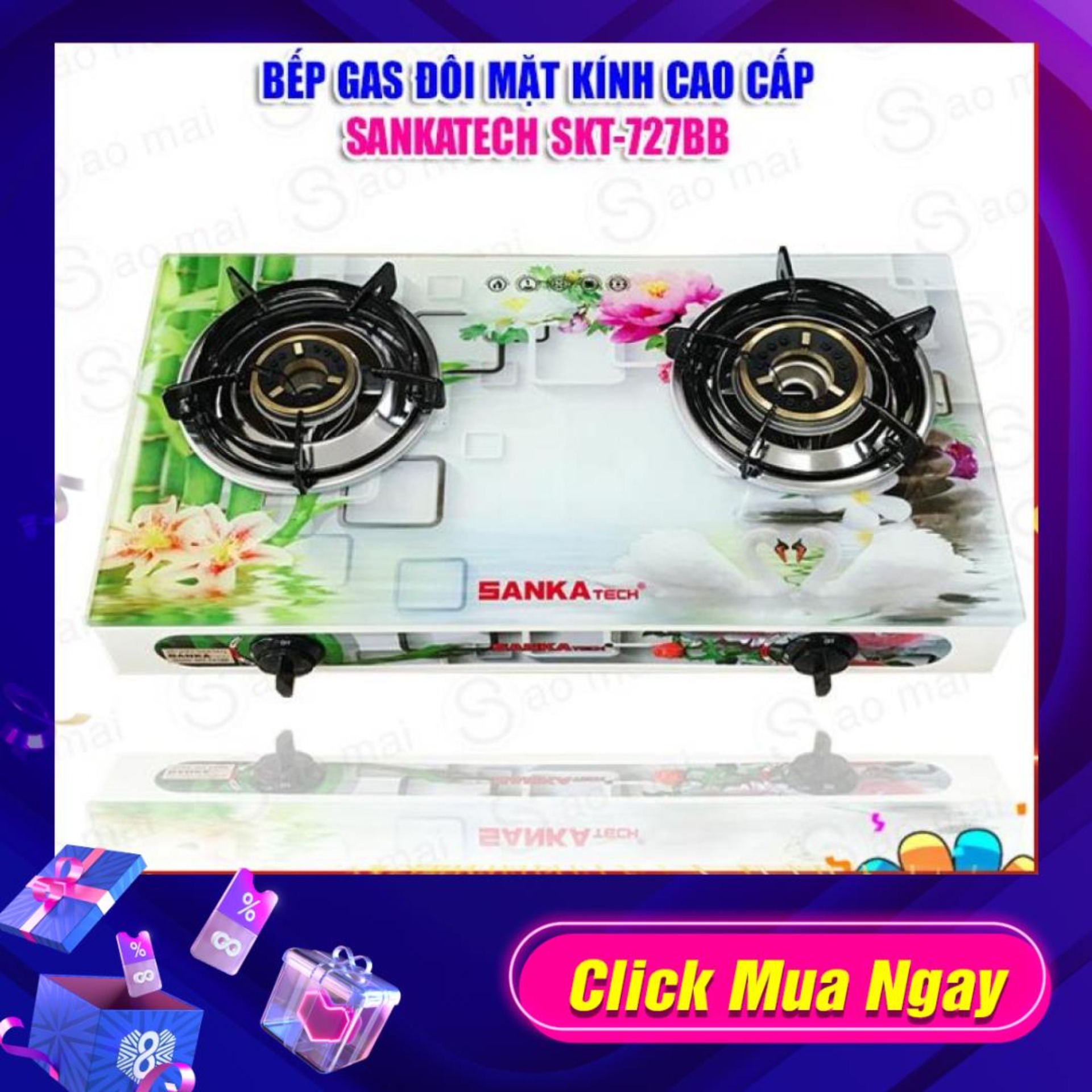 Bếp Gas SANKAtech SKT-727BB