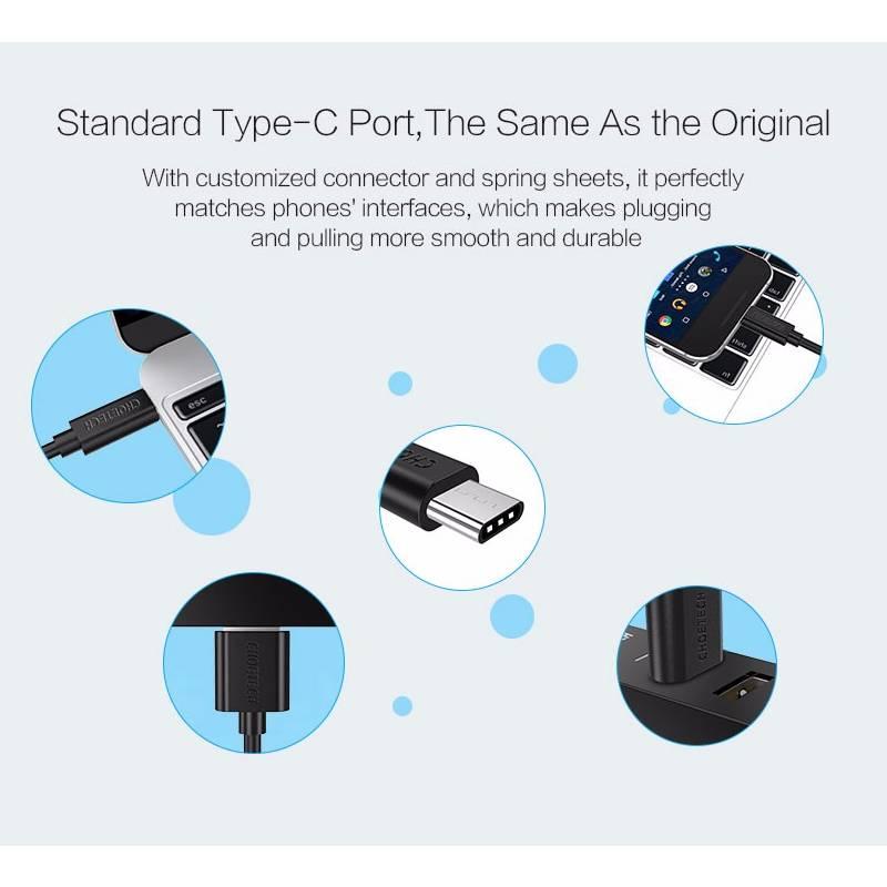 DÂY CÁP SẠC PD TYPE-C CHOETECH AC001