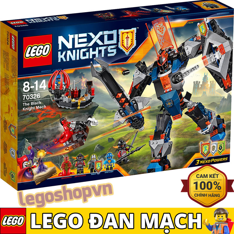 Mô hình Lego Nexo Knights 70326 - Hiệp sĩ bóng đêm Mech