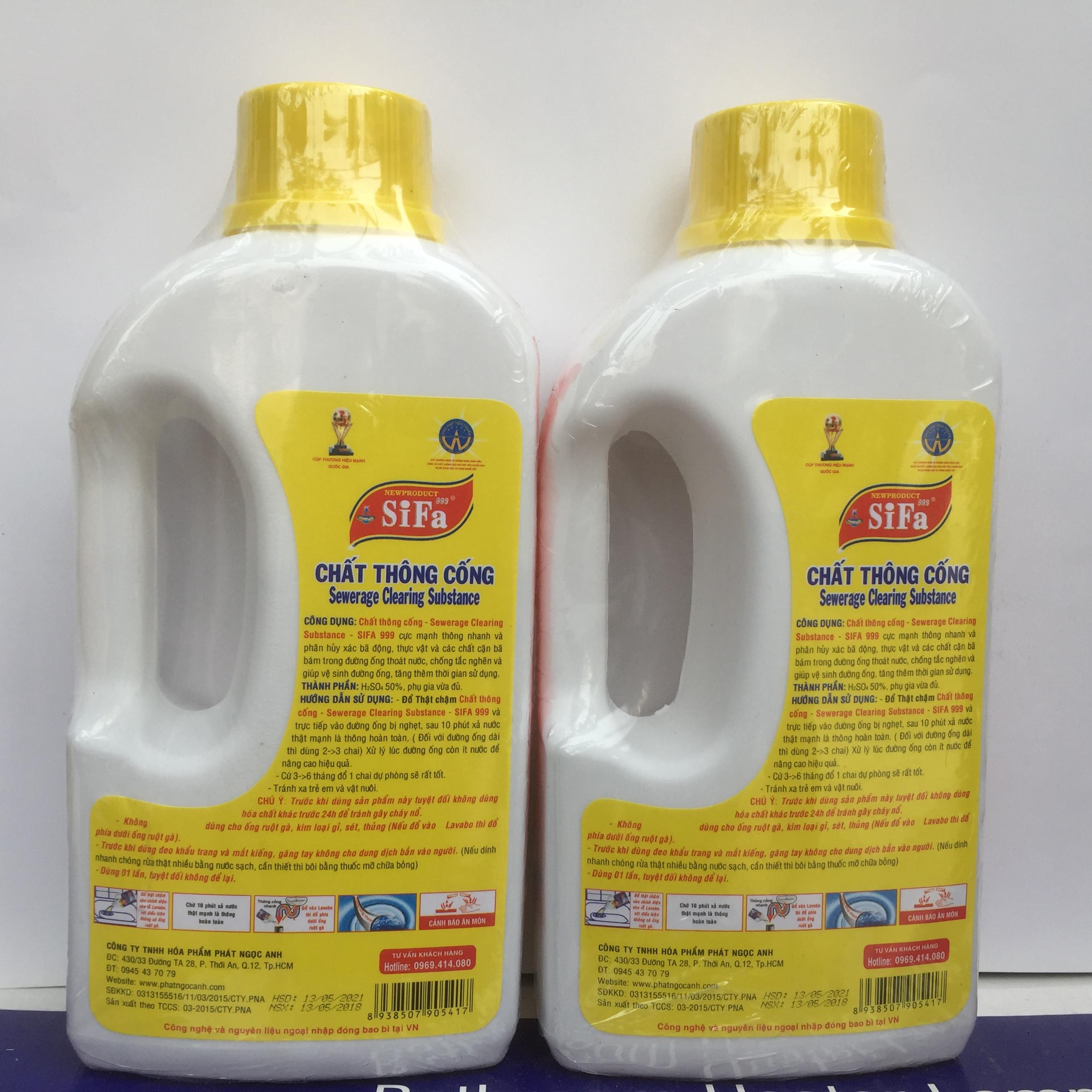 Combo 2 chai Chất Thông Cống Sifa