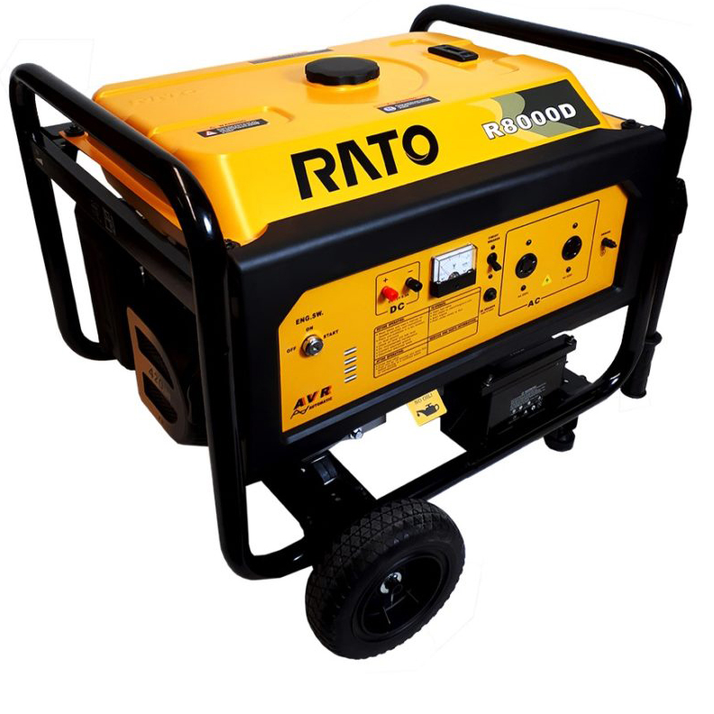 MÁY PHÁT ĐIỆN CHẠY XĂNG RATO R8000D/R8000EW