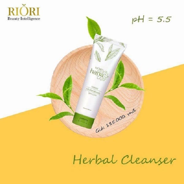 Sữa Rửa Mặt Thảo Dược Riori Herbal Cleanser 120g