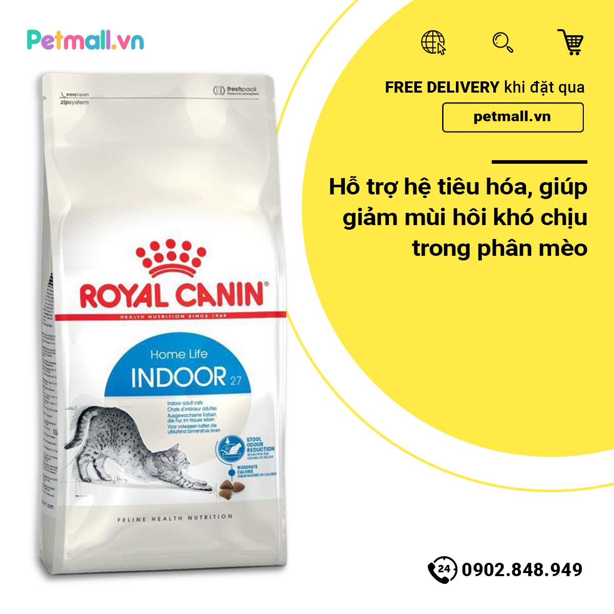 Thức ăn mèo Canin Indoor 2kg