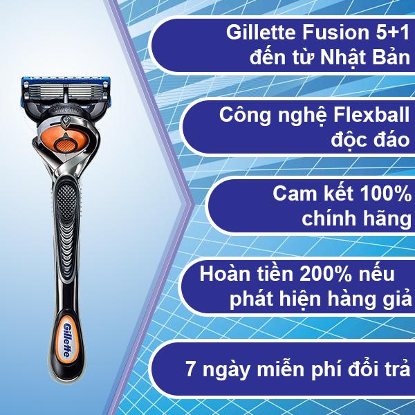 Dao cạo râu Gillette Fusion 5 + 1