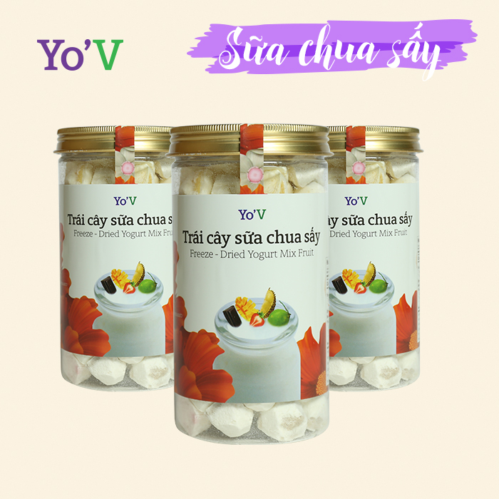 Sữa chua sấy Yo'V thập cẩm 90g