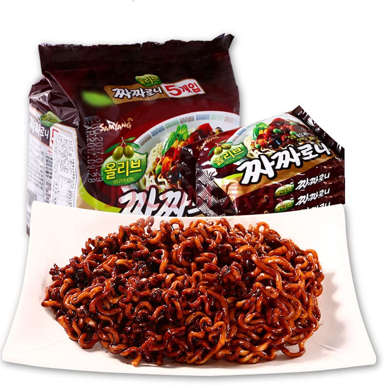 Mì trộn tương đen Samyang 140g combo 15 gói