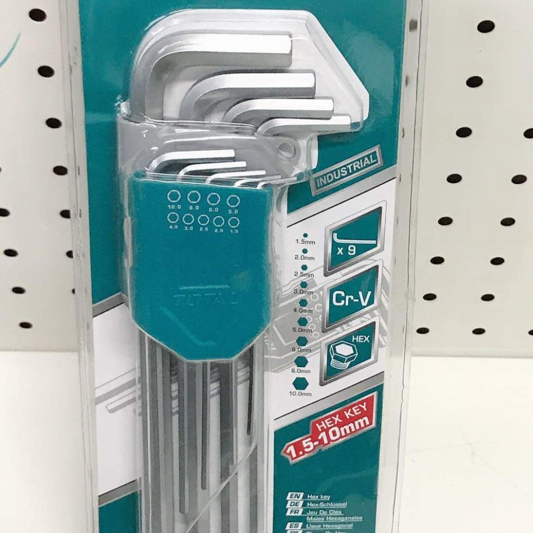 Bộ lục giác đầu bằng dài Total THT106192