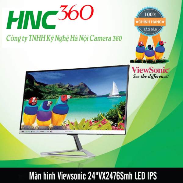 Monitor Viewsonic 24VX2476Smh LED IPS