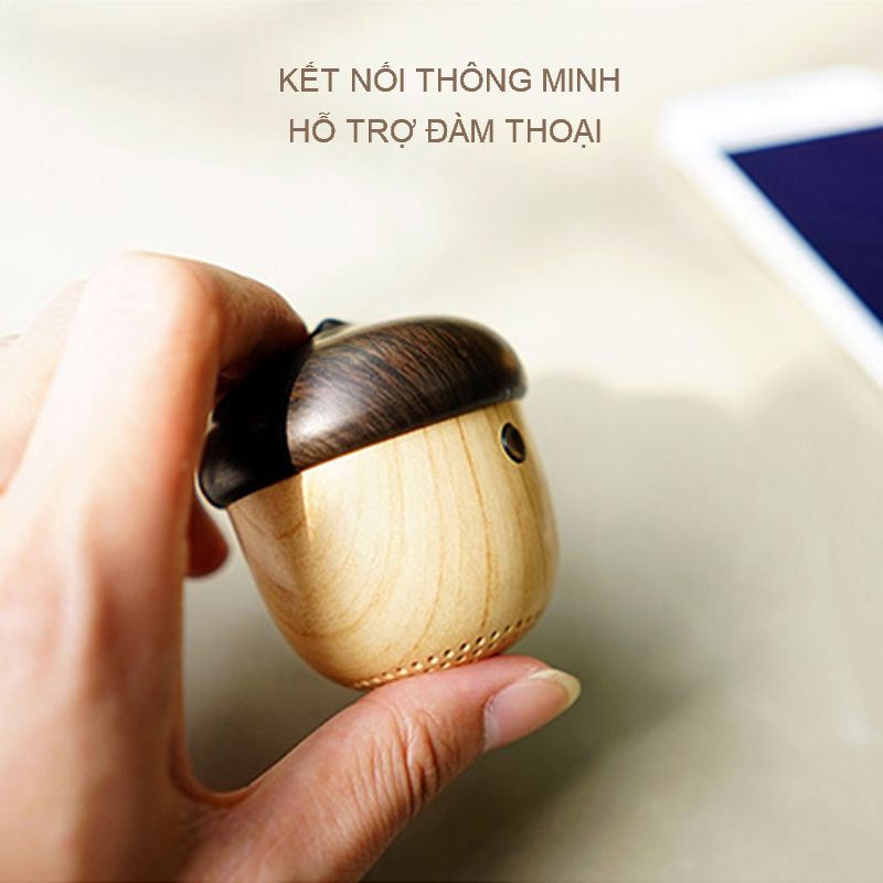 Loa bluetooth hình quả sồi