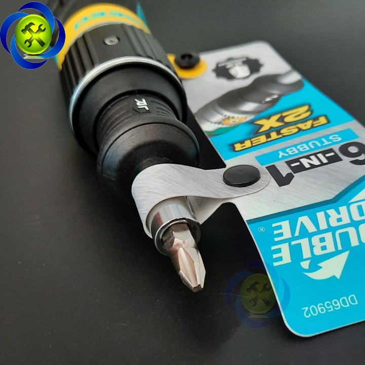 BỘ TUA VÍT ĐỔI ĐẦU 6 TRONG 1 DOUBLE RRIVE DD65902