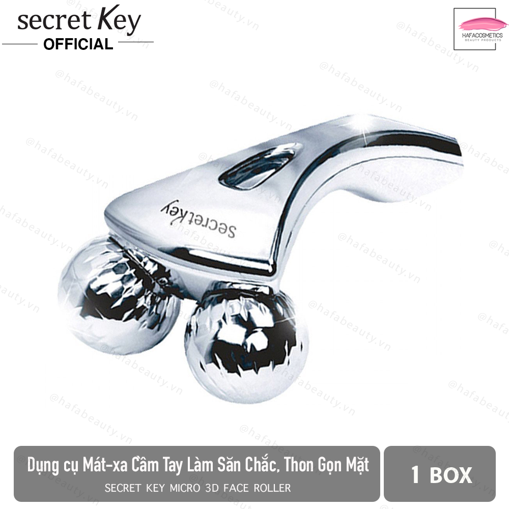 Con lăn mát xa mặt cầm tay Secret Key Micro 3d Face Roller