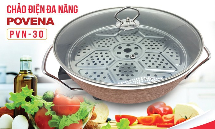 Chảo điện đa năng POVENA PVN-30