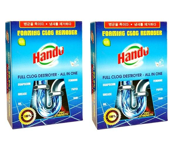 Bột thông cống Hando bộ 2 gói