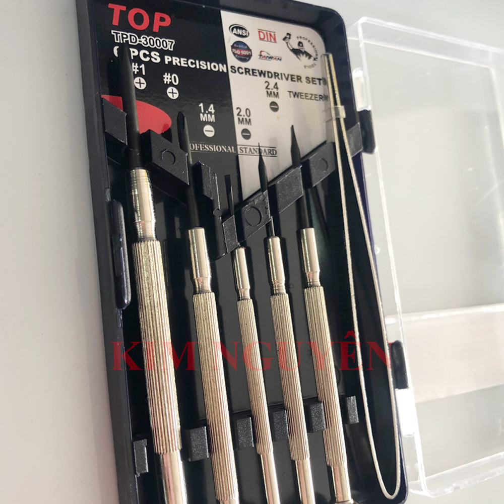 BỘ TUA VÍT 6 CHI TIẾT TOP TPD-30007
