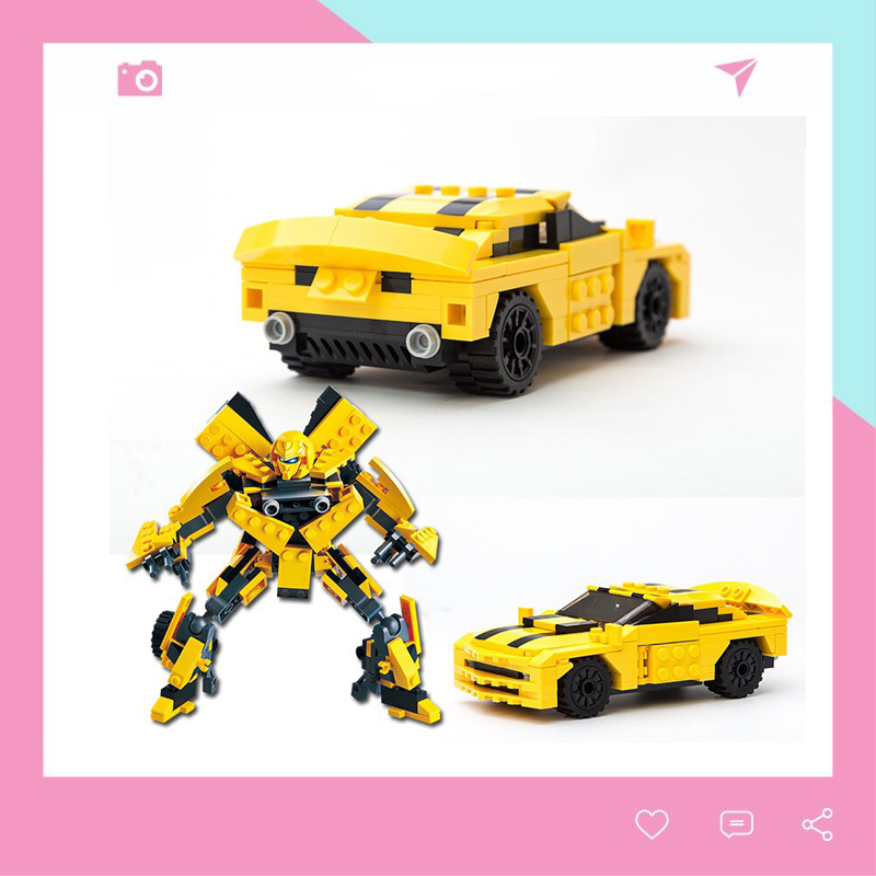 Bộ xếp hình Transformers Robot biến hình Gudi 8711