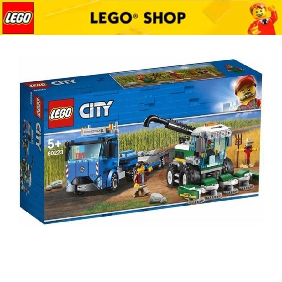 Lắp ráp LEGO CITY 60223 Xe Vận Tải Máy Gặt