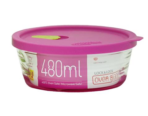 Hộp thủy tinh Lock & Lock Wave Steam Hole LLG761 480ml