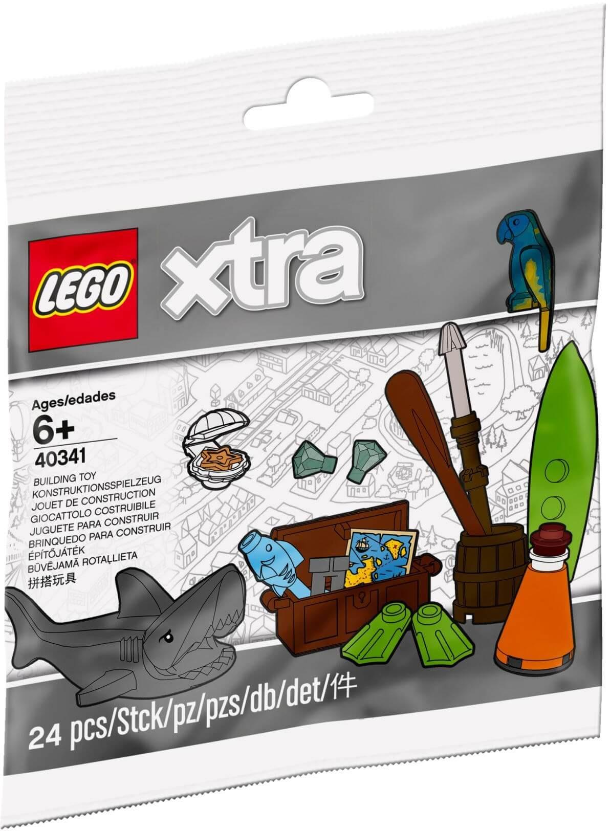 Đồ chơi lắp ráp Lego City 40341 - Cá Mập Và Đồ Thợ Lặn